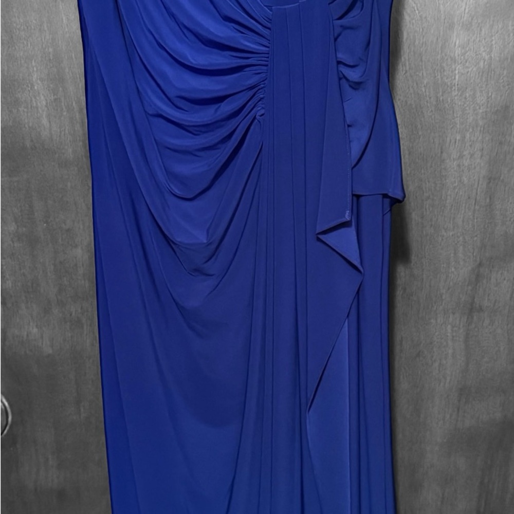 Adrianna Papell Royal Blue Maxi Dress